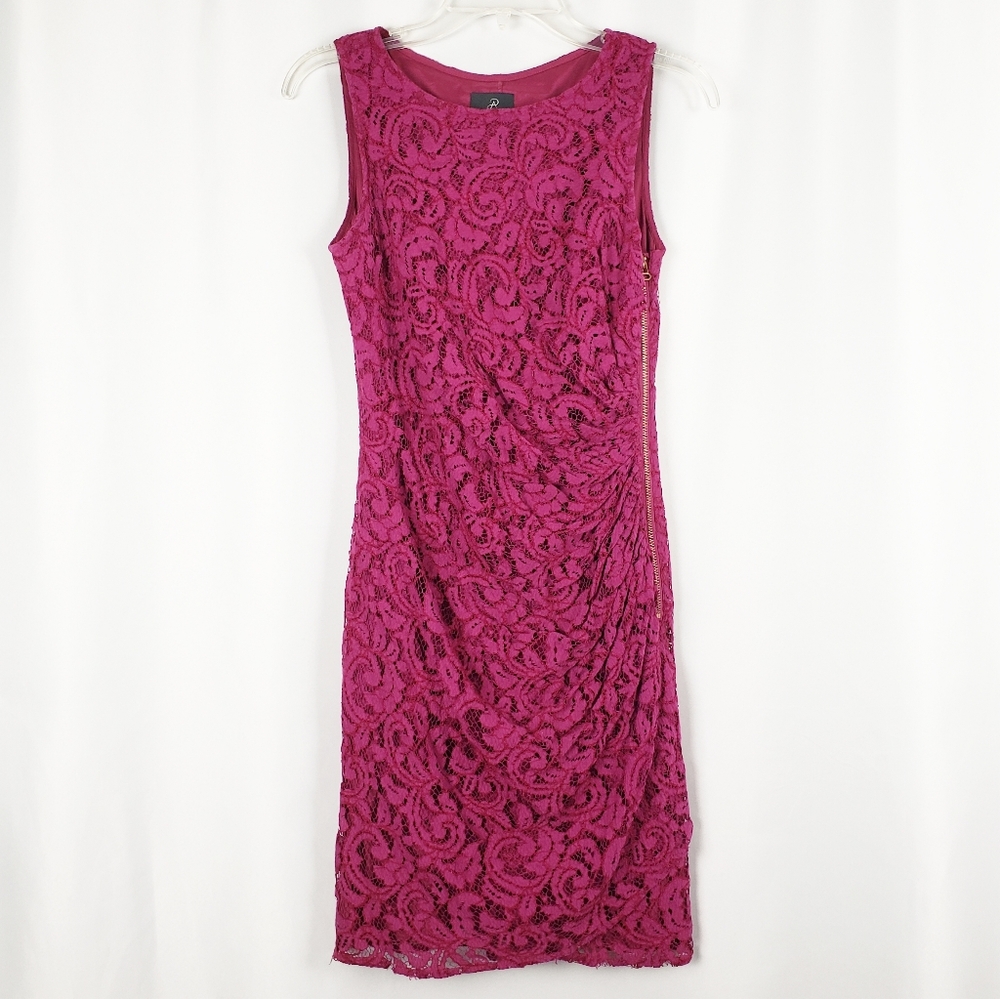 ADRIANNA PAPELL lace cocktail dress